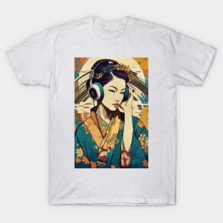 Asian American AAPI Asian Woman Music Lover T-Shirt